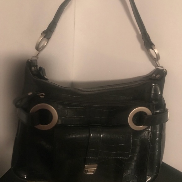 Classic faux croc embossed manmade - Picture 4 of 5